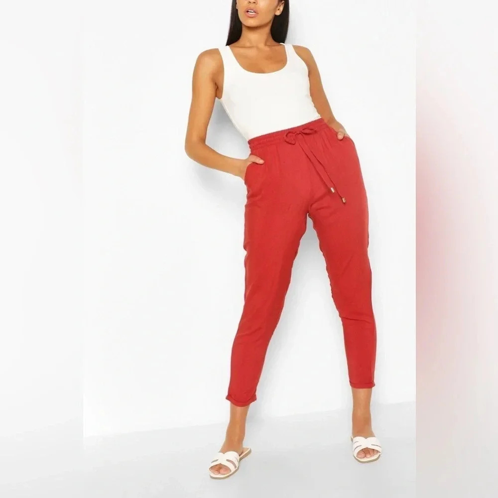 BOOHOO RELAXED FIT CASUAL JOGGERS Size US 16